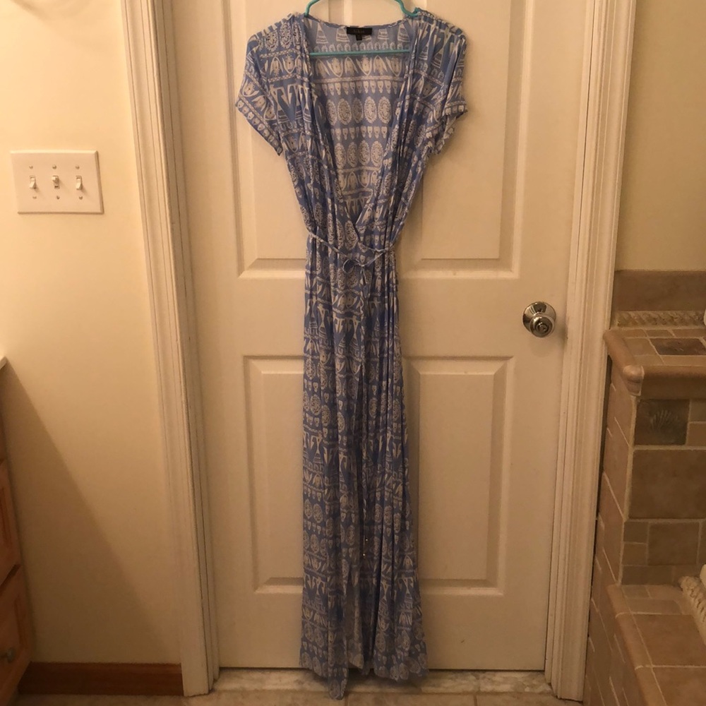 Maxi wrap dress